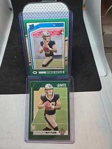 SPENCER RATTLER 2024 Donruss/Zenith Rated Rookie Green New Orleans Saints RC - Picture 1 of 10
