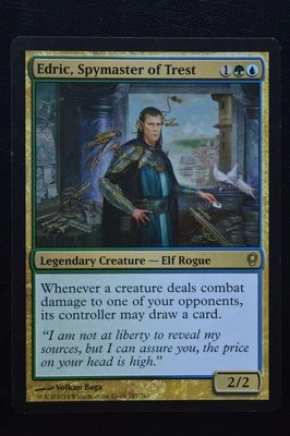 Magic The Gathering MTG EDRIC, SPYMASTER OF TREST Conspiracy LP Lightly Played - Image 1 of 2