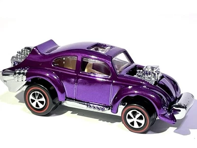 🔥 Hot Wheels CUSTOM MADE SPECTRAFLAME PURPLE  REDLINE EVIL WEEVIL Volkswagen - Image 1 of 4
