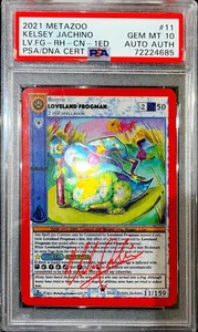 [PSA/DNA 10 Auto] MetaZoo Loveland Frogman - Kelsey Jachino Signed 💎 POP 2! - Picture 1 of 3