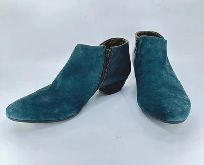 Fly London Womens Teal Leather/suede Low Ankle Boot/shoe Sz 40(9) Used - Image 1 of 4