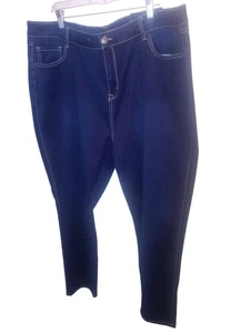 Avenue Butter Denim Skinny Jeans Women’s Size 24 TALL Dark Wash Stretch NWT - Picture 1 of 5