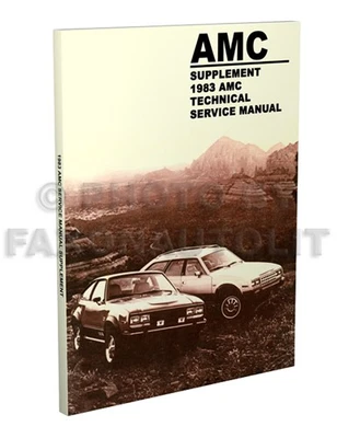 Manuale Di Riparazione Supplementare AMC 1983 83 Spirit Concord Eagle - Immagine 1 di 4