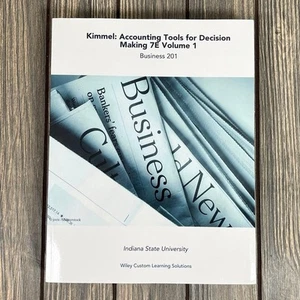 Kimmel Buchhaltungstools zur Entscheidungsfindung 7E Band 1 Wirtschaft 201 Lehrbuch - Bild 1 von 8