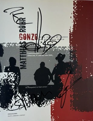 Böhse Onkelz 4x signiert Buch Original Unterschrift Signatur Autogramm Signed - Bild 1 von 4