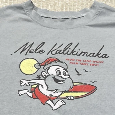 Camisa Mele Kalikimaka Hombre Feliz Navidad Santa Surf Hawaii Camiseta (ver desc) Foto 1 de 4