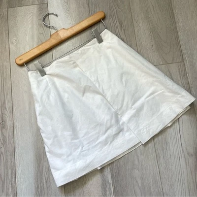 So Alexander Van Slobbe Falda En Capas Envoltura Mini Mujer Blanco (xpequeño) Italia Elegante Foto 1 de 4