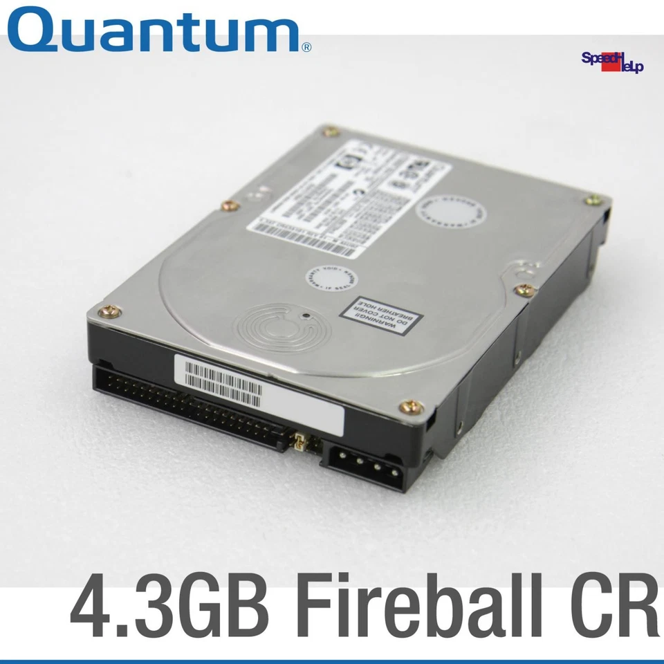 IDE ATA HDD QUANTUM FIREBALL ST 4.3AT 4.3GB CR43A011 4303AT Hard Drive - Image 1 of 3