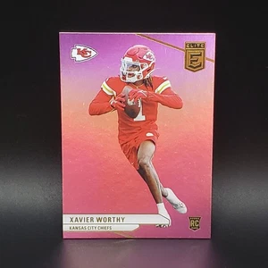 2024 Panini Donruss Elite #186 Xavier Worthy Rookie (RC) Pink - Picture 1 of 2