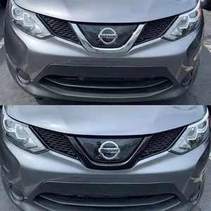 For Nissan Rogue Sport 2017-2019 Trim Illusion 1-Pc Gloss Black Main Grille - Picture 1 of 4