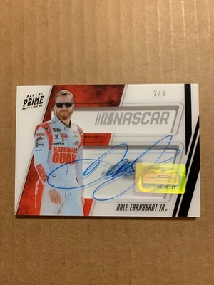 2019 DALE EARNHARDT JR PANINI PRIME RACING AUTOGRAPH 2/3 - Image 1 of 2