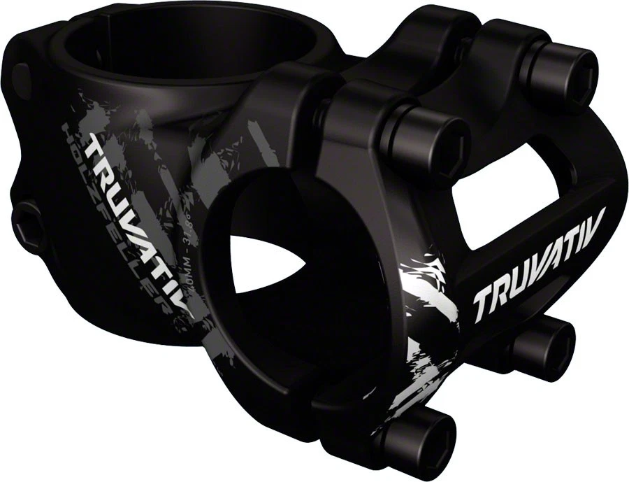 TruVativ Holzfeller 50mm Aluminum Mountain Bike Stem | Forged AL-66, Black, - Image 1 of 1