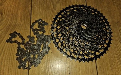 SRAM Eagle XG1275 12 Speed 10-50 Cassette And Chain - Image 1 of 3