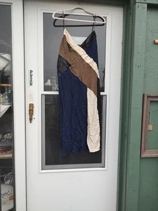 NWT DVF Silk Cocktail Party Strappy Colorblock Dress 14 Frederica - Bild 1 von 5