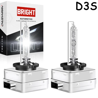 D3S D3R DS3 HID Xenon Headlight Replacement Bulbs Super Bright White 6000K 2PCS - Image 1 of 4