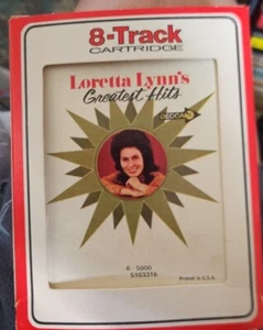 Loretta Lynn 8 Track Tape Cassette Greatest Hits Album Cartridge Decca - Picture 1 of 1