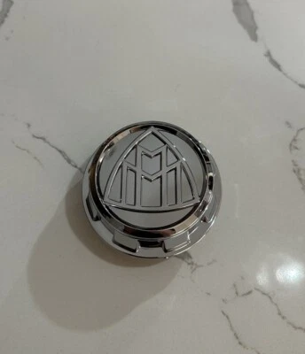1pc Mercedes Benz Maybach C63s E63s CLS63s Chrome AMG Center Caps Screw On 60mm - Image 1 of 4