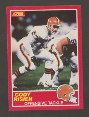 1989 Score Cody Risien Cleveland Browns #164 Near Mint or Better - Image 1 of 2