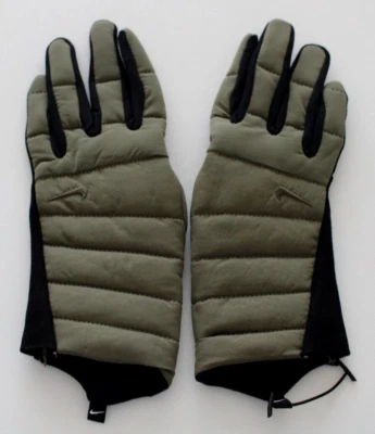 Guantes acolchados Nike Therma-Fit para mujer medianos medianos oliva/negro Foto 1 de 3