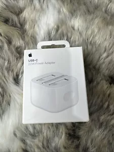 X1 Genuine Apple USB-C 20W Power Adapter A2344 White (Brand New Sealed) Free P&P - Picture 1 of 7
