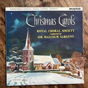 CHRISTMAS CAROLS - MALCOLM SARGENT EX(sleeve)/EX+ VINYL LP / MONO 1960 /STUNNING - Picture 1 of 12