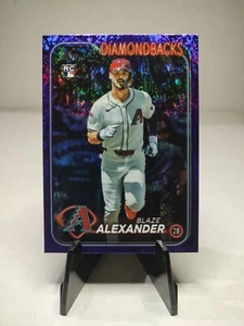 2024 Topps Update #US197 Blaze Alexander RC Purple Foil /799 Diamondbacks (B-25) - Picture 1 of 2