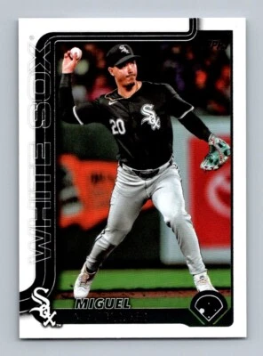 2025 Topps Series 1 Baseball Miguel Vargas Base #190 Chicago White Sox - Image 1 of 2