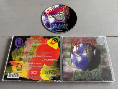 MACABRE - GLOOM ORG CD 2001       SLAYER,DEATH,SADUS,MORBID ANGEL,AUTOPSY Foto 1 de 4