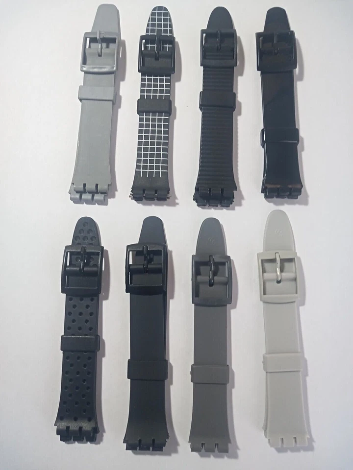 CINTURINO IN PVC  X SWATCH ATTACCO 17 MM. TONALITÀ NERO - Immagine 1 di 1