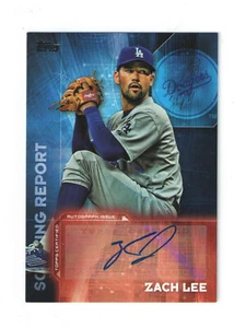 Autógrafo Topps Serie 2 2016 Zach Lee Scouting Report - Imagen 1 de 1
