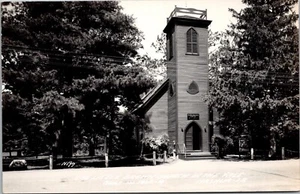 Foto real postal Little Brown Church In The Vale Nashua Iowa RPPC T33 - Imagen 1 de 2
