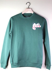 Peanuts Snoopy Target Christmas Sweatshirt Dark Green XS - Picture 1 of 5