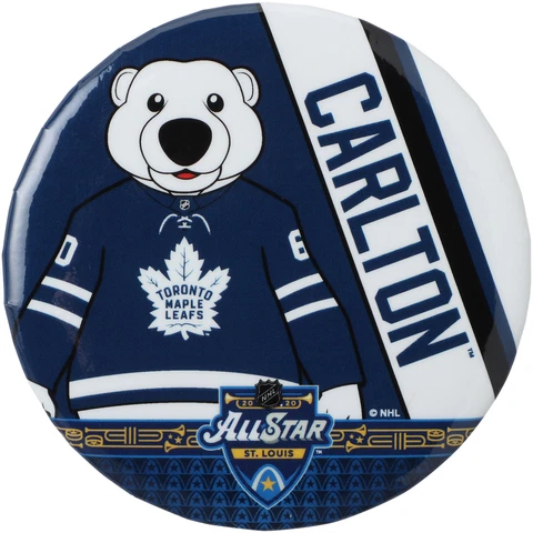 WinCraft Toronto Maple Leafs 2020 NHL All-Star Game Mascot Button Cover