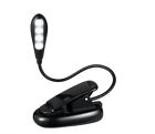 Lampe lumineuse DEL flexible à clipser - pour lecture de livres, tablette, ordinateur portable, PC, liseuse