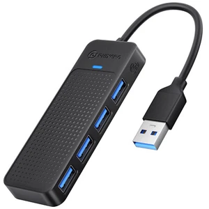 PHIXERO USB 3.0 Hub 4-Port USB Hub USB Splitter w/ Super Speed 5Gbps 15cm Cable - Picture 1 of 8