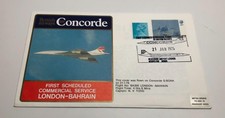 1976 Concorde First Flight Cover London-Bahrain - Jan. 21