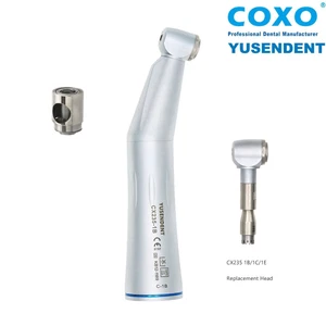 Pieza de mano contra ángulo dental COXO YUSENDENT agua interior 1:1 baja velocidad CX235-1B