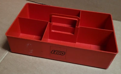 LEGO® System Sortierkasten Rote stapelbare Sortierbox 32 x 20 x 8 cm (1) - Bild 1 von 2