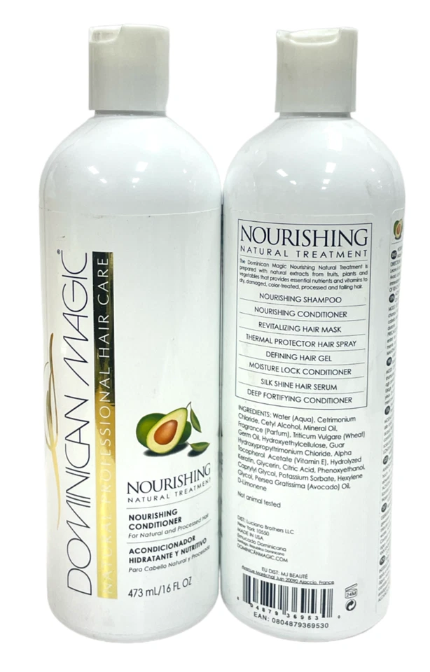 Acondicionador Nutritivo Dominican Magic (473 ml/16 fl. oz) Lote de 2, como se ve en las fotos Foto 1 de 1