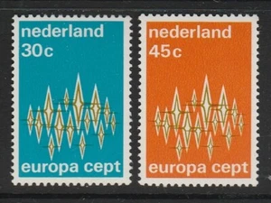 NETHERLANDS - 1972 EUROPA set of 2 MNH -  - Picture 1 of 1