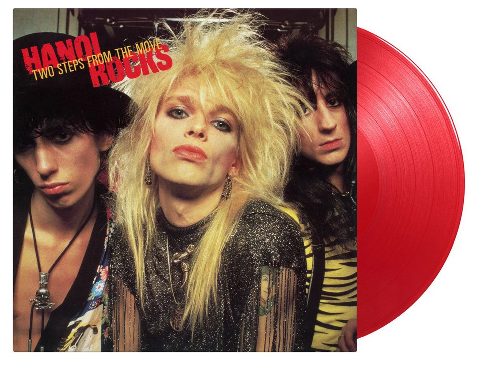 HANOI ROCKS - TWO STEPS FROM THE MOVE, 2023 EU 180G RED vinyl LP, 2000 COPIES! - Image 1 of 1