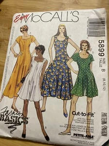 McCall's Easy 5899 misses' jumpsuit pattern size 6-8-10 UNCUT (1992) - Picture 1 of 2