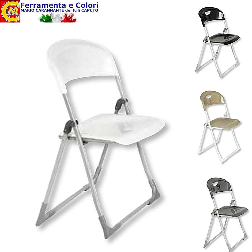 Sedia Pieghevole da ufficio Casa sedia da scrivania Interno Esterno 41x47x83 3Kg - Immagine 1 di 1