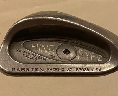 Ping Eye 2 Pitching Wedge Black Dot Karsten Wedge RH Steel Shaft Golf Pride Grip - Image 1 of 4