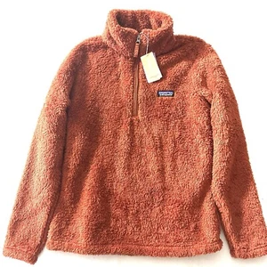Patagonia Los Gatos Medium M Damen neu mit Etikett Fleece 1/4-Reißverschluss STY25235 brüniert rot - Bild 1 von 9