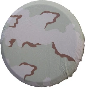 US Army Desert Camo Alice Pack Cover /Jeep Spare Tire Cover New Stained - Picture 1 of 2
