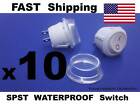 10x Weather PROOF Switch ON OFF Universal 12v DC Jeep Multi-purpose Dash ROUND