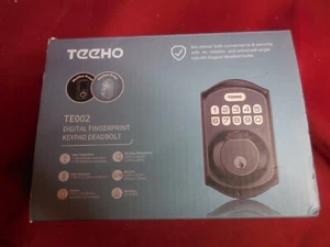 Teeho Te002 Fingerabdruck schlüsselloses Türschloss - Tastatur digitaler Riegel - Nickel - Bild 1 von 5