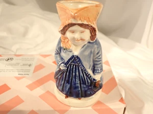 Vintage Made in Japan Mini Toby Lady Creamer Pitcher 4" tall - Picture 1 of 5