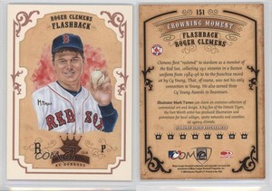 2004 Donruss Diamond Kings Flashback Bronze Framed Roger Clemens #151